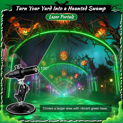 532nm Green Laser Line Projector for Christmas Party Decor Green Swamp Christmas Projector Lights Bubble Fog Machine Laser Portals for Pond Yard Decor Sawmill Woodworks Alignment in Saudi Arabia