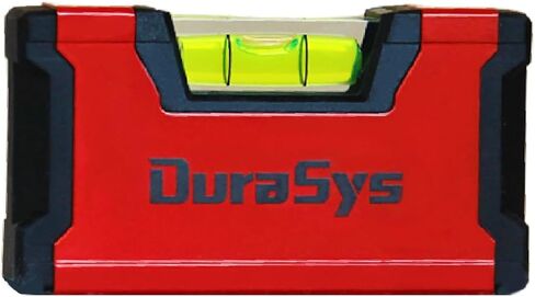 DuraSys Mini Magnetic Portable Level, 1 Vial Compact Horizontal Vertical Level Tool, 2.5" Smart Pocket-Sized Shock-resistant Ruler in Saudi Arabia