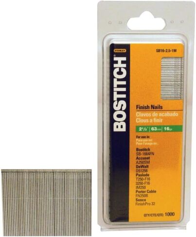 Bostitch SB16-2.5-1M, Coated in Saudi Arabia
