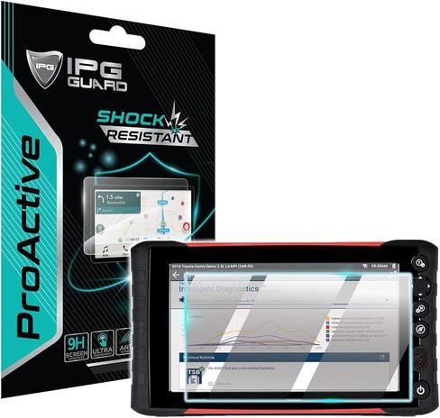 IPG ProActive Compatible with Snap on APOLLO-D9 Scan Tool 9 Inch Display 9H Hardness Screen Protector Smooth Glass Touch Ultra Responsive High Clarity Anti Scratch Smudge & Shock Proof Nano Technology Guard for ApolloD9 in Saudi Arabia