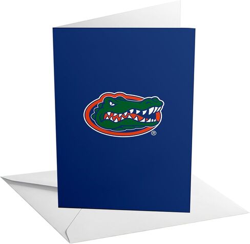 بطاقة تهنئة جامعة صبار الصحراء بفلوريدا مقاس 5 × 7 بوصات UF Gators بطاقات مطوية واحدة مع احتفال بحفلة مغلف مرخصة رسميًا (بطاقة 5 × 7 أ - عيد ميلاد) in Saudi Arabia