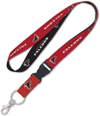 Wincraft NFL Atlanta Falcons Lanyard with Detachable Buckle, 3/4" in Saudi Arabia
