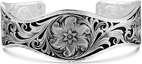 Montana Silversmiths Heavenly Whispers Feather Cuff Bracelet in Saudi Arabia
