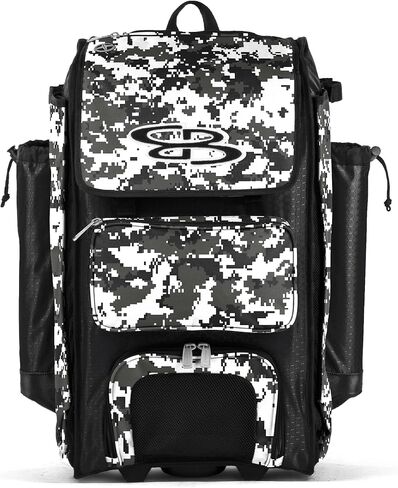 Boombah Catchers Superpack Hybrid Digital Bat Bag - ألوان متعددة - إصدار عجلات وظهر على ظهرها in Kuwait