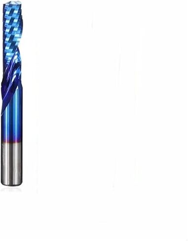 قطعة واحدة من LYZYSNEJ لقمة طحن فلوت واحدة من كربيد التنجستن الحلزوني باستخدام الحاسب الآلي 3.175 مم - 12 مم مطحنة نهاية كربيد قاطع طحن فلوت واحد لقطع نحاس الألومنيوم in Kuwait