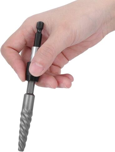 مجموعة استخراج براغي Pssopp، فولاذ عالي السرعة، تصميم مضغوط، يزيل البراغي والمسامير المكسورة بسهولة، مثالية للنجارين وعشاق الأعمال اليدوية in Kuwait