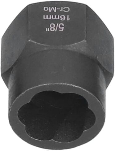 مجموعة مستخرج صواميل Pssopp، فولاذ موليبدينوم الكروم، مزيل براغي/مثبت للصدمات للبراغي التالفة، 13 قطعة مقاس مقبس 8 مم إلى 19 مم لإصلاح السيارات in Kuwait