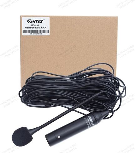 ميكروفون مكثف علوي قلبي من Tinsea مع ميكروفون معلق بموصل Preamp 3-Pin XLR لخطاب المحاضرات المسرحية in Kuwait