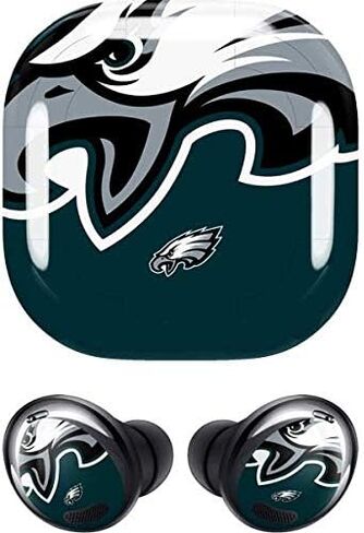 Skinit Decal Audio Skin Compatible with Samsung Galaxy Buds Pro - Officially Licensed NFL Philadelphia Eagles Large Logo Design in Saudi Arabia