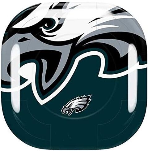 Skinit Decal Audio Skin Compatible with Samsung Galaxy Buds Pro - Officially Licensed NFL Philadelphia Eagles Large Logo Design in Saudi Arabia