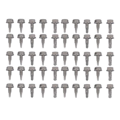 50Pcs Stainless Steel Self Tapping Screws 4.8x13mm in Saudi Arabia