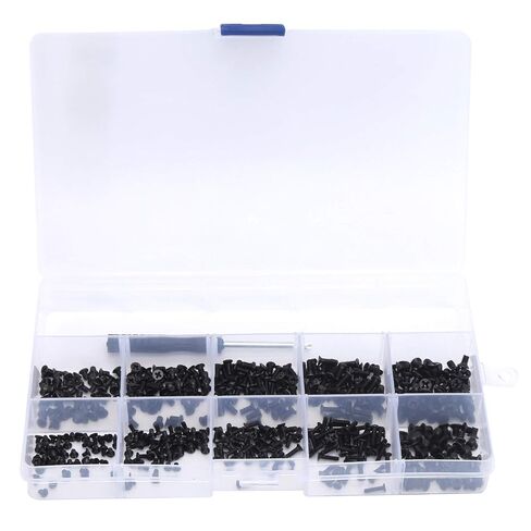 501pcs Carbon Steel Self Tapping Screws Cross Head Screw Kit with Screwdriver in Saudi Arabia