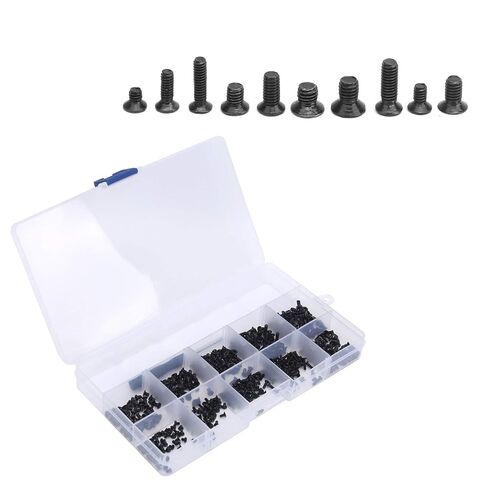 501pcs Carbon Steel Self Tapping Screws Cross Head Screw Kit with Screwdriver in Saudi Arabia