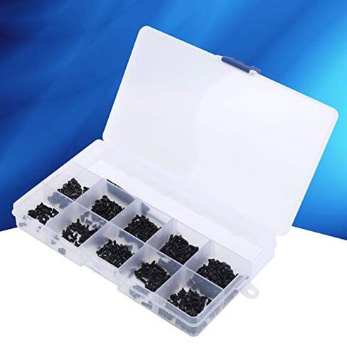 501pcs Carbon Steel Self Tapping Screws Cross Head Screw Kit with Screwdriver in Saudi Arabia