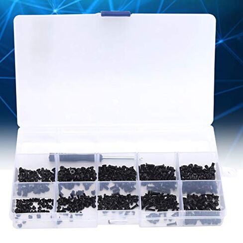 501pcs Carbon Steel Self Tapping Screws Cross Head Screw Kit with Screwdriver in Saudi Arabia
