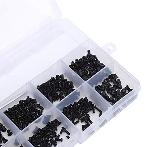 501pcs Carbon Steel Self Tapping Screws Cross Head Screw Kit with Screwdriver in Saudi Arabia