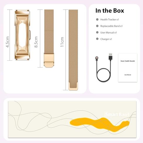 Lgnitek Activity Tracker for Women, Health and Fitness Wearable with 24/7 HRV/Blood Pressure/Heart Rate/SPO₂/Sleep Monitor and 35 Sports Modes, Menstrual Cycle Insights IP68 iOS Android in Saudi Arabia