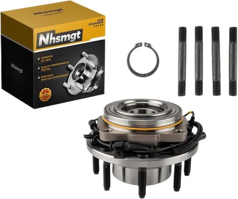 مجموعة محمل العجلة الأمامية متوافقة مع F250 Super Duty F350 Super Duty 2005-2010 4WD 8 LUG مع ABS 2PCS 515081 in Kuwait