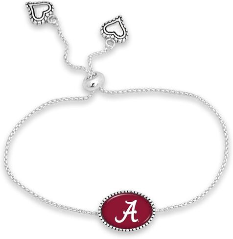 From the Heart Alabama Crimson Tide Kennedy Bracelet Adjustable Slider Bead Jewelry Gift Licensed UA in Saudi Arabia