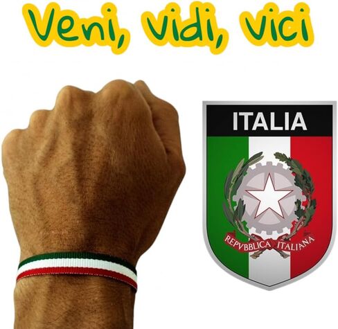 BDM Men's and Women's Fabric Bracelet with The Flag of Italy and The Basque Country, Euskadi, Adjustable in Saudi Arabia