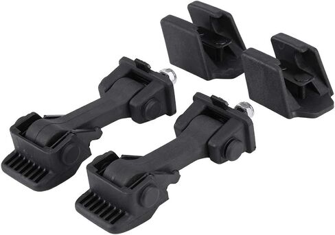 مزلاج غطاء محرك السيارة يمسك بين قوسين عالي الجودة متين ABS بناء غطاء علوي سفلي مزالج لـ JK 2007 2016 أسود 2 مجموعة 4 قطعة in Kuwait