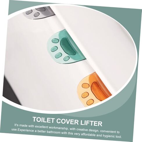 TEHAUX 6pcs Cat Claw Lid Lifter Toilet Seat Lifters Covers for Toilet Seats Easy to Use for Seniors and Boys and Girls Sanitary Protection in Saudi Arabia