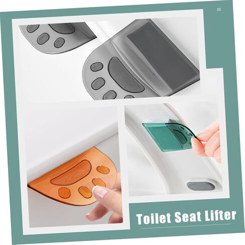 TEHAUX 6pcs Cat Claw Lid Lifter Toilet Seat Lifters Covers for Toilet Seats Easy to Use for Seniors and Boys and Girls Sanitary Protection in Saudi Arabia
