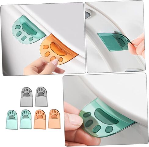 TEHAUX 6pcs Cat Claw Lid Lifter Toilet Seat Lifters Covers for Toilet Seats Easy to Use for Seniors and Boys and Girls Sanitary Protection in Saudi Arabia