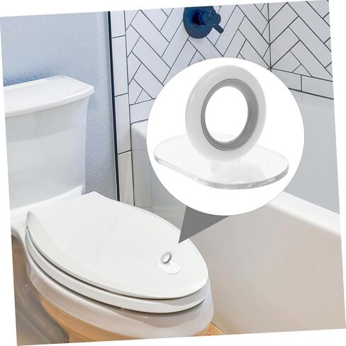 PartyKindom 2Pcs Toilet Seat Lifter Handle Convenient Toilet Lid Lifters for Easy Opening for and Comfort for Seniors and Elderly Use Stylish Design in Saudi Arabia