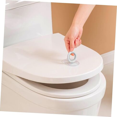 PartyKindom 2Pcs Toilet Seat Lifter Handle Convenient Toilet Lid Lifters for Easy Opening for and Comfort for Seniors and Elderly Use Stylish Design in Saudi Arabia