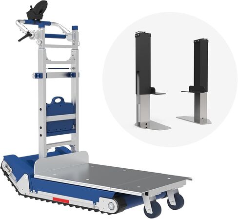 CT420SC Electric Heavy Duty Stair Climbing Hand Truck Dolly, 925 lbs Capacity with Support Wheels and 2 Motors, AutomaticTrack Stair Climbing Dolly for Heavy Duty Material Handling in Saudi Arabia