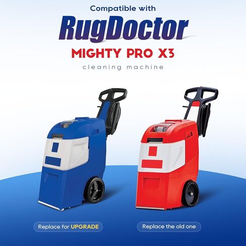 مجموعة خرطوم تتحول إلى تصميم غطاء محرك السيارة X3 بدون خرطوم متوافق مع Rug Doctor Mighty Pro X3 93155، قطع غيار خرطوم ماكينة تنظيف السجاد التجارية in Kuwait