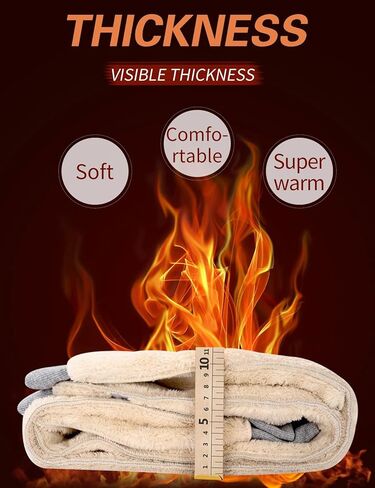 Gihuo Mens Sweatpants – Fleece Sherpa Lined Pants Men, Warm Winter Thermal Sweatpants for Outdoor & Lounge in Saudi Arabia