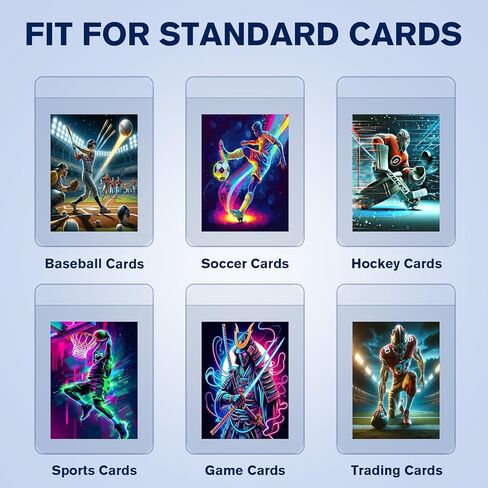 300CT حاملي البطاقات شبه الصلبة - Card Savers و Premium Protection للبطاقات المتدرجة ، وبطاقات التداول ومقتنيات البيسبول بأكمام البطاقة ، وألواح الدرجات الشفاهية 1/2 "(تخزين جودة الأرشيف) in Saudi Arabia