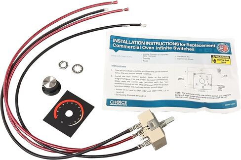 Choice Manufactured Parts Infinite Control Switch Kit, 208V, fits Hatco Commercial Oven, R02.19.017.00 in Saudi Arabia