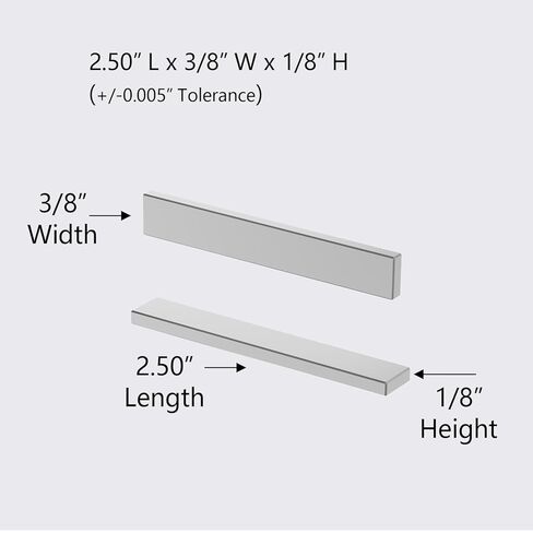 AplysiaTech N52 Magnet - 2.5" L x 3/8" W x 1/8" H - 8 Pack, Strong Neodymium Bar Magnets, Powerful Rare Earth Magnets, Heavy Duty Industrial Neodymium Block Magnet 2.50 x 0.375 x 0.125 inch in Kuwait