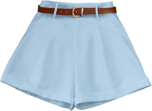 Floerns Women's Casual Summer Wide Leg Shorts High Waisted Going Out Shorts in Saudi Arabia