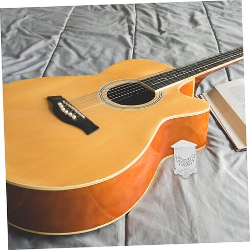 Totority Professional Metal Mandolin Tailpiece Replacement String String Part Chrome Finish Easy Install for Mandolin Repair and Upgrade in Kuwait