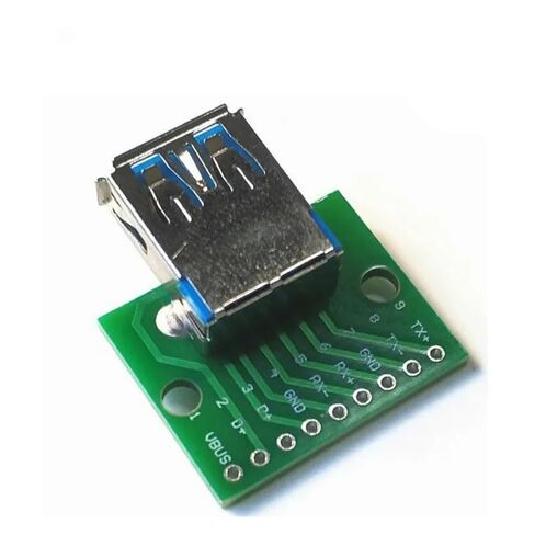 Fengpeng 2/5/10 قطعة USB A-Type 3.0 مقبس أنثى إلى DIP لوحة دارات مطبوعة الملعب 2.54 مللي متر USB-3. محول موصل جاك التوصيل (2 قطعة) in Saudi Arabia