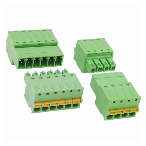 Fengpeng 2/5/10 أزواج 15EDG 3.81 مم كتلة طرفية خالية من اللحام للذكور والإناث. زنبرك خالٍ من البراغي 81 مم 2/3/4/5/6/7/8P(زوجان، 2P) in Kuwait