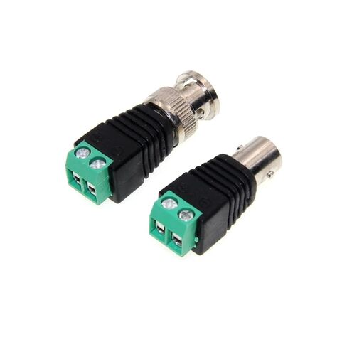 Fengpeng 2 قطعة BNC ذكر أنثى موصل Coax Cat5 إلى أنثى التوصيل لفيديو Balun CCTV كاميرا الوصول (1 ذكر 1 أنثى) in Kuwait