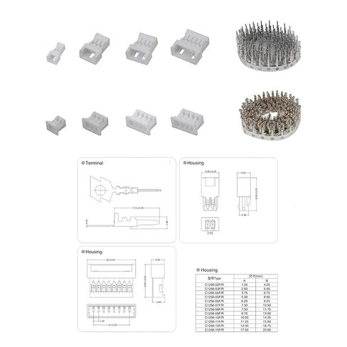 Fengpeng 40 مجموعة/صندوق JST 1.25 موصل سالب ذكر لرسو السفن الجوي 2/3/4/5Pin التوصيل مع مجموعة موصلات الأسلاك الطرفية in Kuwait