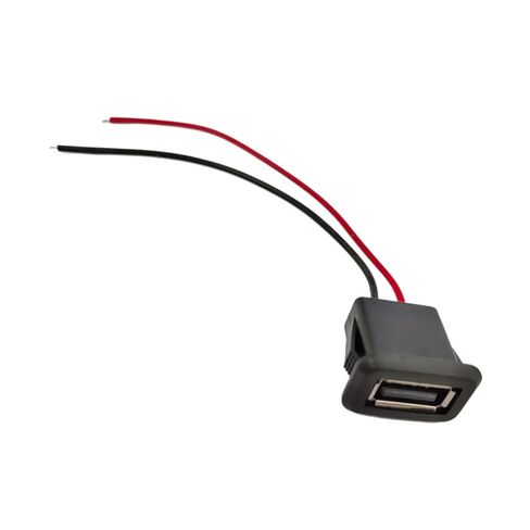 Fengpeng 1-10 قطعة USB 2.0 أنثى مقبس الطاقة USB2. موصل منفذ شحن 2/4 سنون مع كابل PH ومقبس شاحن سلكي كهربائي (أبيض 2P إلى PH، 10 قطع) in Kuwait