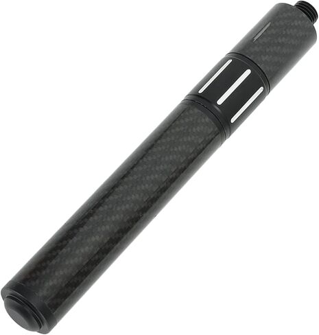 FUZHUI Billiards Pool Cue Extension, Carbon Fiber Telescopic Pool Extender for Billiards, Installation, Lightweight, Standard Designs, Good Extending Length, Simpler Extension, Black, Universal in Saudi Arabia