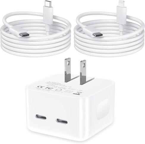 [4 عبوات] شاحن حائط USB-C، محول طاقة USB-C بقدرة 20 وات للهاتف 15/14/13/15 Pro/Pro Max/Plus/XS/XR/X، Galaxy، Pixel، i Pad والمزيد in Kuwait