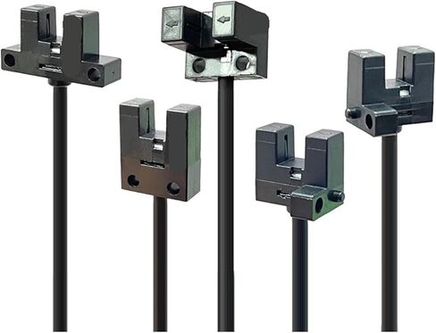 HZVEKCRI 1 قطعة مستشعر صغير صغير على شكل حرف U 12to24VDC مفتاح مستشعر ضوئي NPN PNP NO NC عرض فتحة مستشعر الحد: 5 مم GT8(GT8-U02NWR) in Kuwait