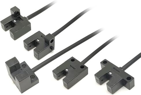 HZVEKCRI 1 قطعة مستشعر صغير صغير على شكل حرف U 12to24VDC مفتاح مستشعر ضوئي NPN PNP NO NC عرض فتحة مستشعر الحد: 5 مم GT8(GT8-U02NWR) in Kuwait