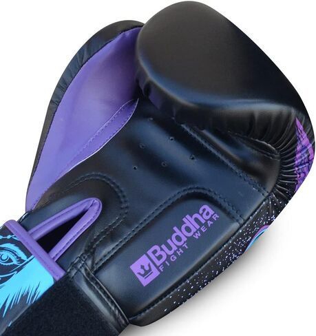 BUDDHA FIGHT WEAR - Fantasy Luzbel Boxing Gloves - Muay Thai - Kick Boxing Synthetic Leather - Odor Resistant Inner Fabric - Reinforced Seams in Saudi Arabia
