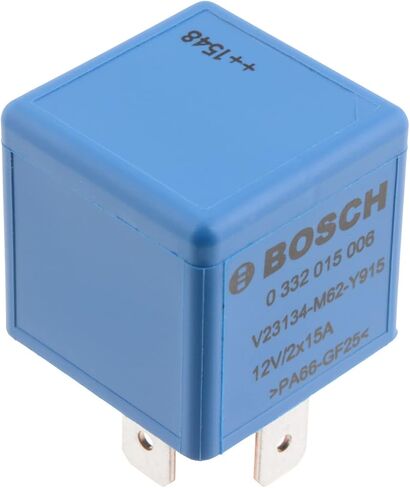 BOSCH 0332015006 Normal Open Mini Relay - 5 Pins, 12 V, 2x15 A - Single in Saudi Arabia