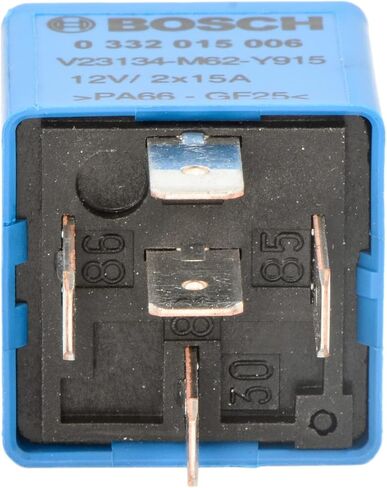 BOSCH 0332015006 Normal Open Mini Relay - 5 Pins, 12 V, 2x15 A - Single in Saudi Arabia